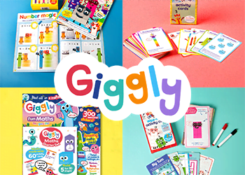 "Giggly" is a brand that encourages children's learning, and is the product of its parent company "Immediate Media Co."