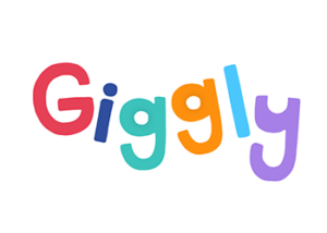 Giggly multicoloured logo for case study