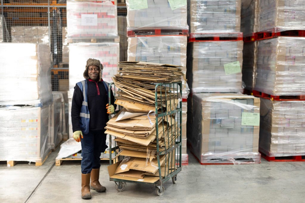 Finishing Line Warehouse Worker