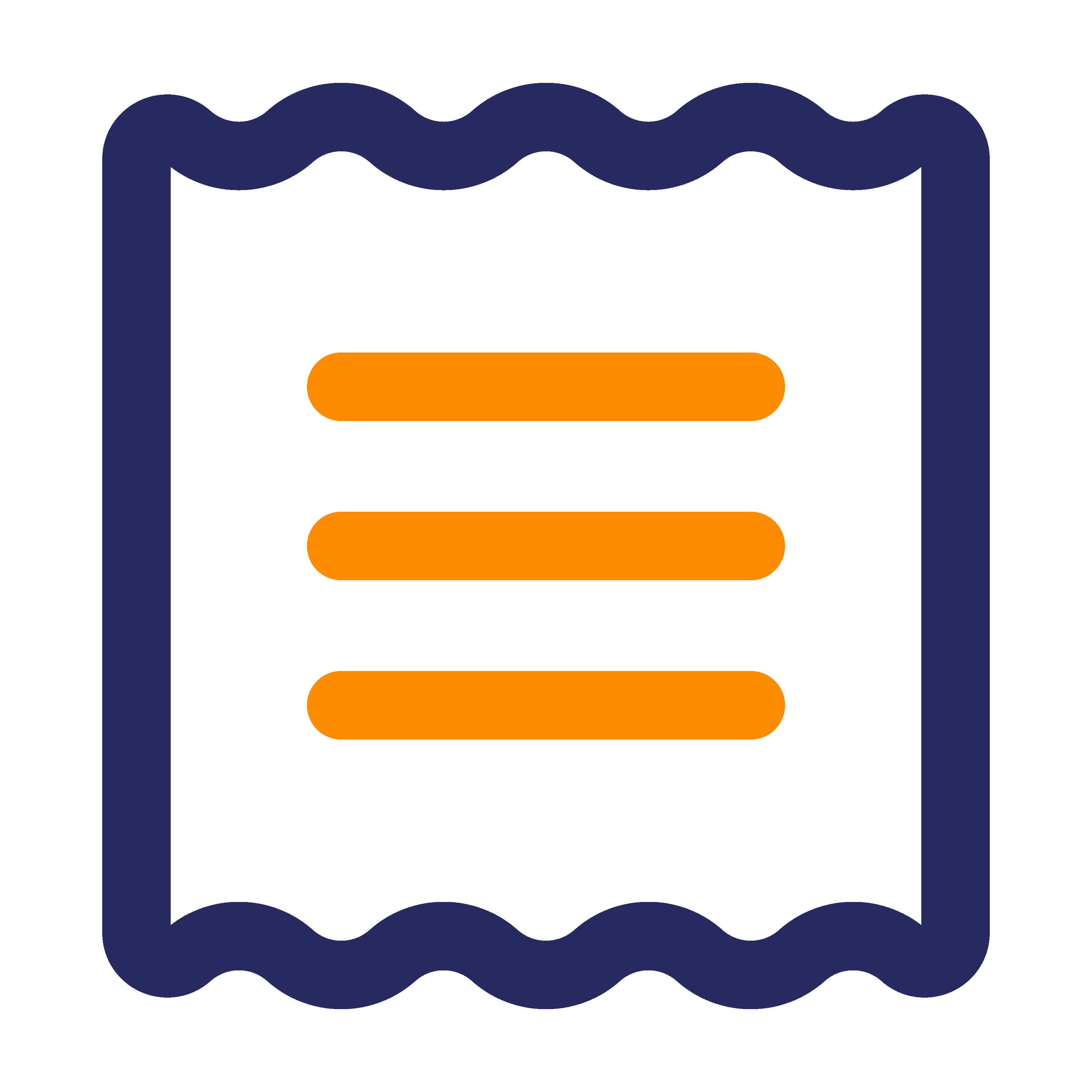 Icon of a receipt