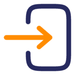 Icon of a login button