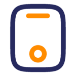 Icon of a phone/scanner