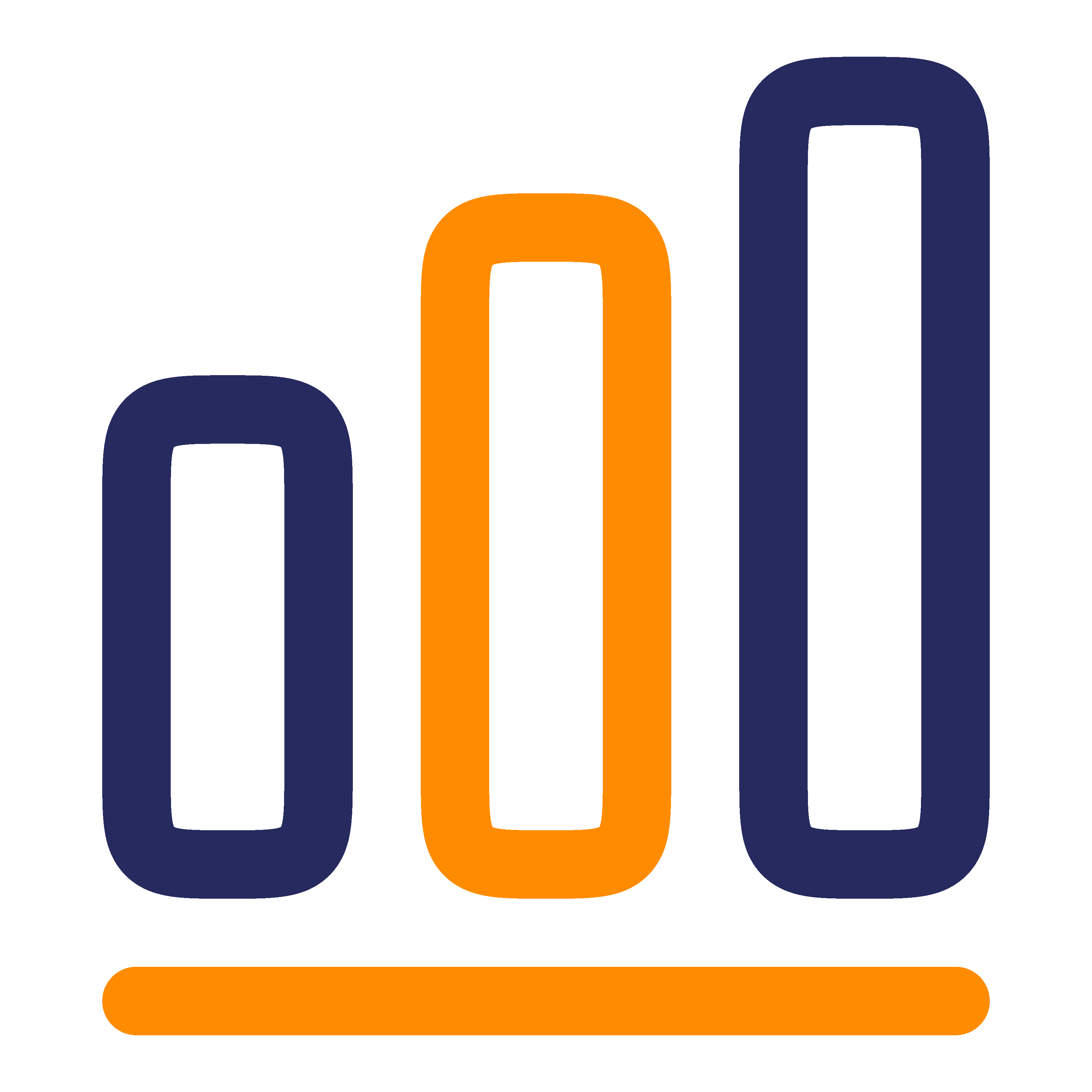 Icon of a bar chart