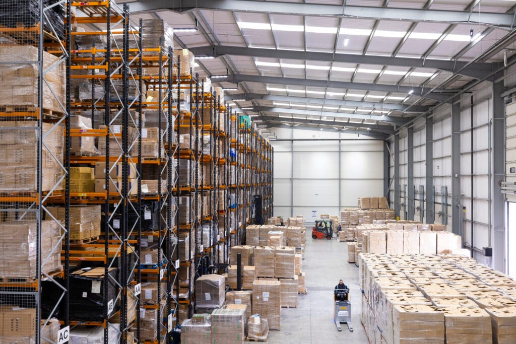 View of the Finishing Line Warehouse